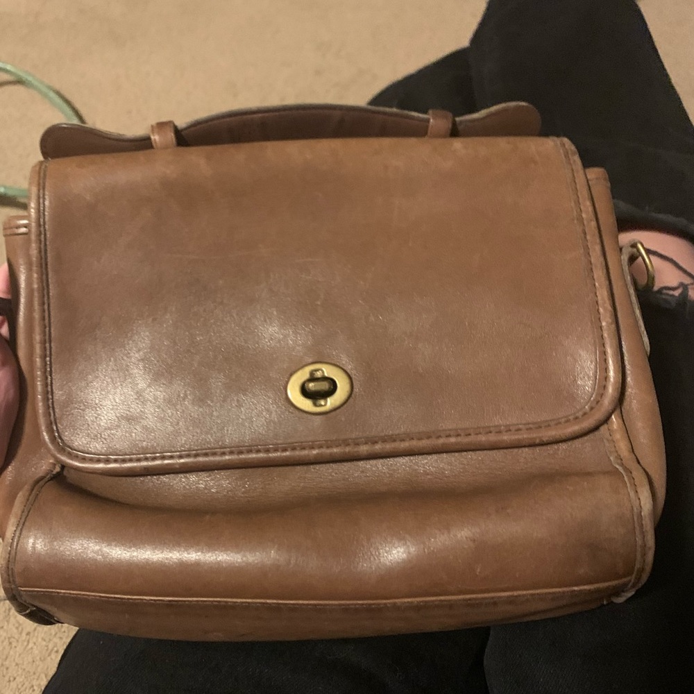 Vintage Coach Crossbody Handheld Bag